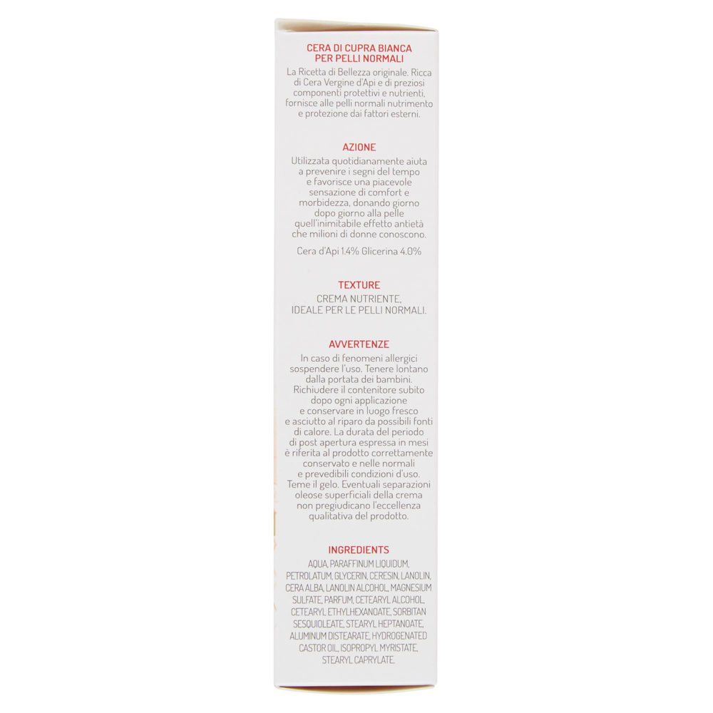 CR.VISO RICETTE DI BELLEZZA TUBO BIANCA PELLI NORMALI CERA DI CUPRA ML 75 - 6