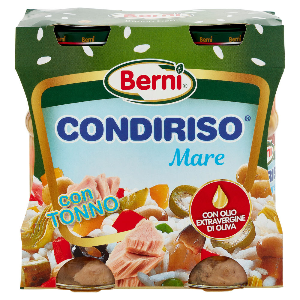 CONDIRISO BERNI MARE/TONNO CON OLIO EXTRAVERGINE DI OLIVA CLUSTER G300X2 - 4