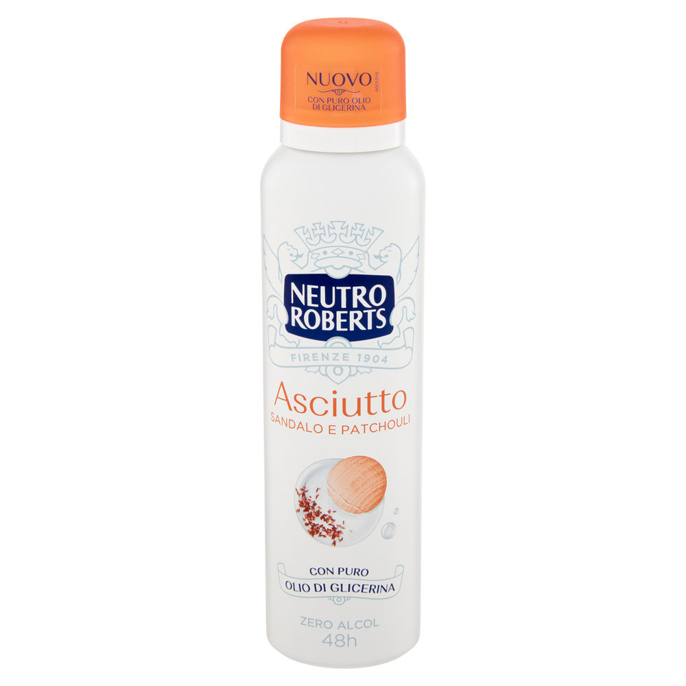 DEODORANTE SPRAY NEUTRO ROBERTS ASCIUTTO SANDALO E PATCHOULI ML 150 - 2