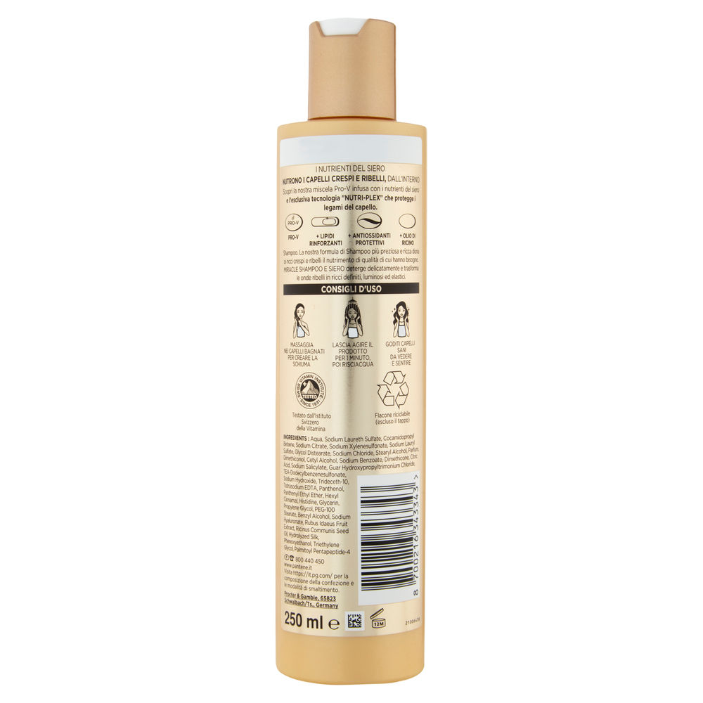 SHAMPOO PANTENE MIRACLE SERUM RICCI PERFETTI ML 250 - 1