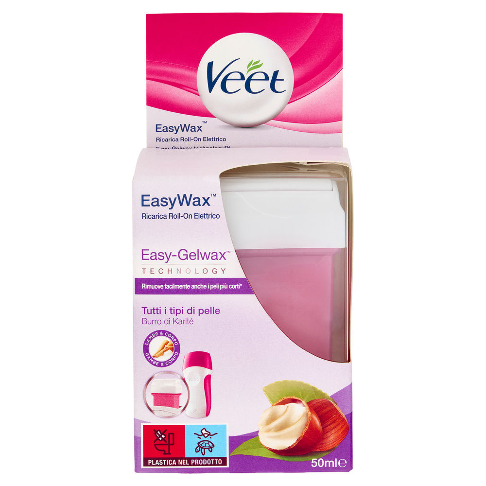 CERA KIT RICARICA ROLL ON GAMBE E BRACCIA VEET +12STRISCE+4SALVIETTE PZ 1 - 7