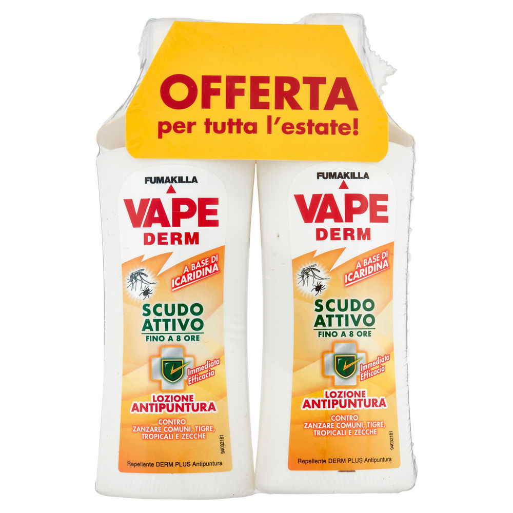 LOZIONE ANTIPUNTURA VAPE DERM SCUDO ATTIVO BIPACCO 2X ML 100 - 7