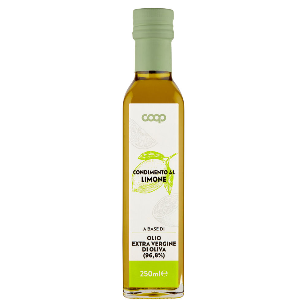 CONDIMENTO AL LIMONE A BASE DI OLIO EXTRA VERGINE DI OLIVA COOP ML 250 - 0