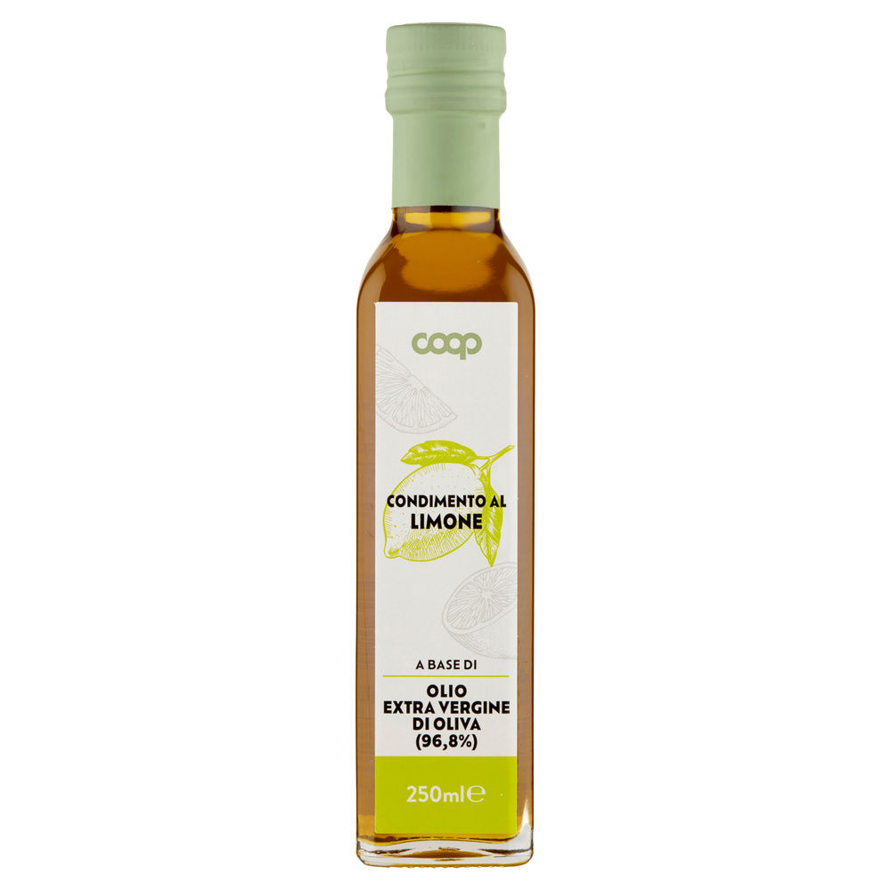 CONDIMENTO AL LIMONE A BASE DI OLIO EXTRA VERGINE DI OLIVA COOP ML 250 - 8