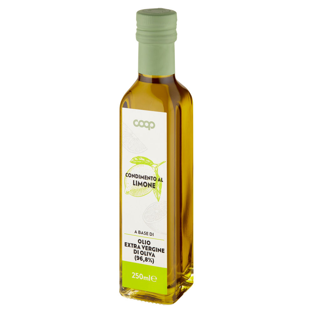 CONDIMENTO AL LIMONE A BASE DI OLIO EXTRA VERGINE DI OLIVA COOP ML 250 - 3