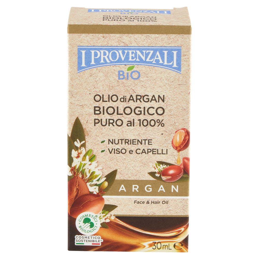 OLIO VISO CORPO DI ARGAN BIOLOGICO I PROVENZALI ML 30 - 2