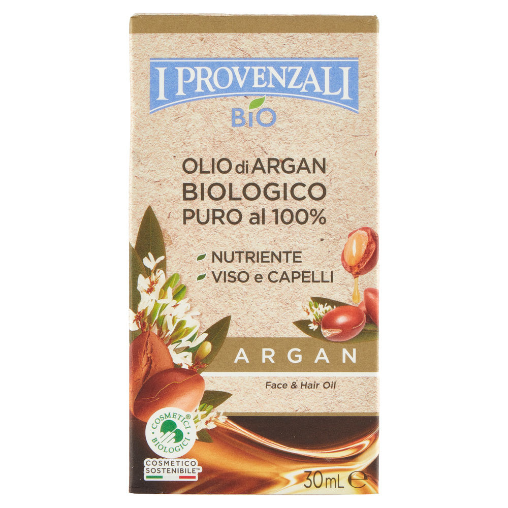 OLIO VISO CORPO DI ARGAN BIOLOGICO I PROVENZALI ML 30 - 7