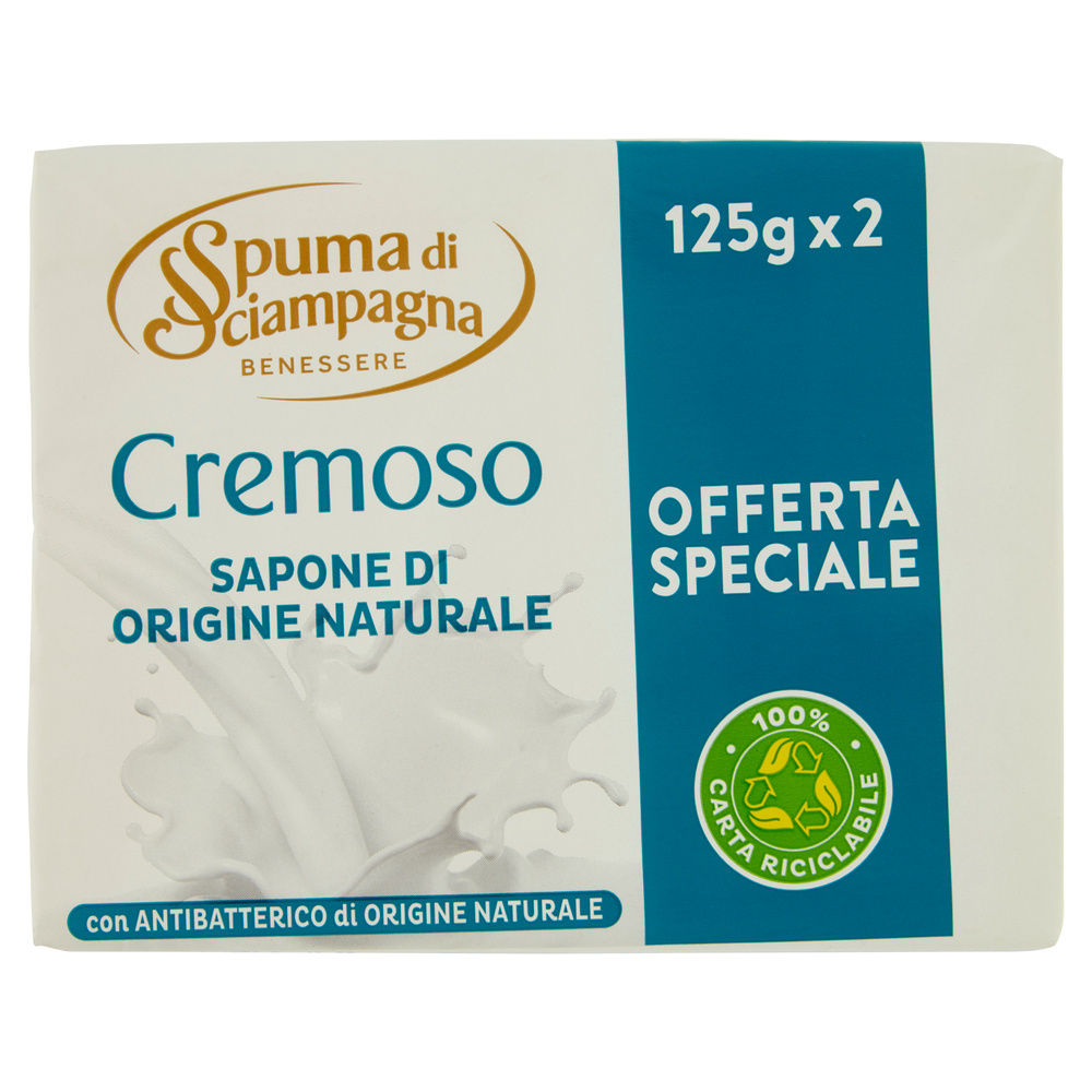 SAPONETTA SPUMA DI SCIAMPAGNA CREMOSO 2X G 125 - 0