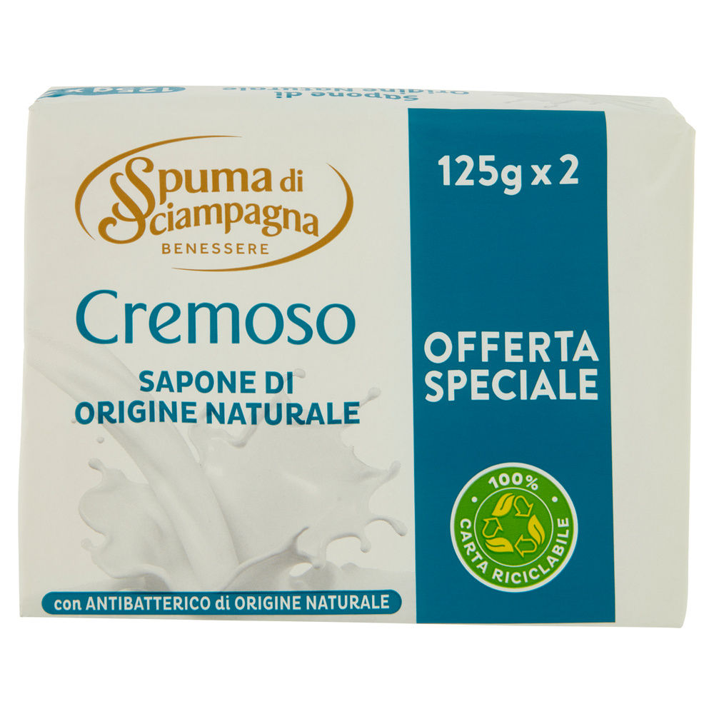 SAPONETTA SPUMA DI SCIAMPAGNA CREMOSO 2X G 125 - 2