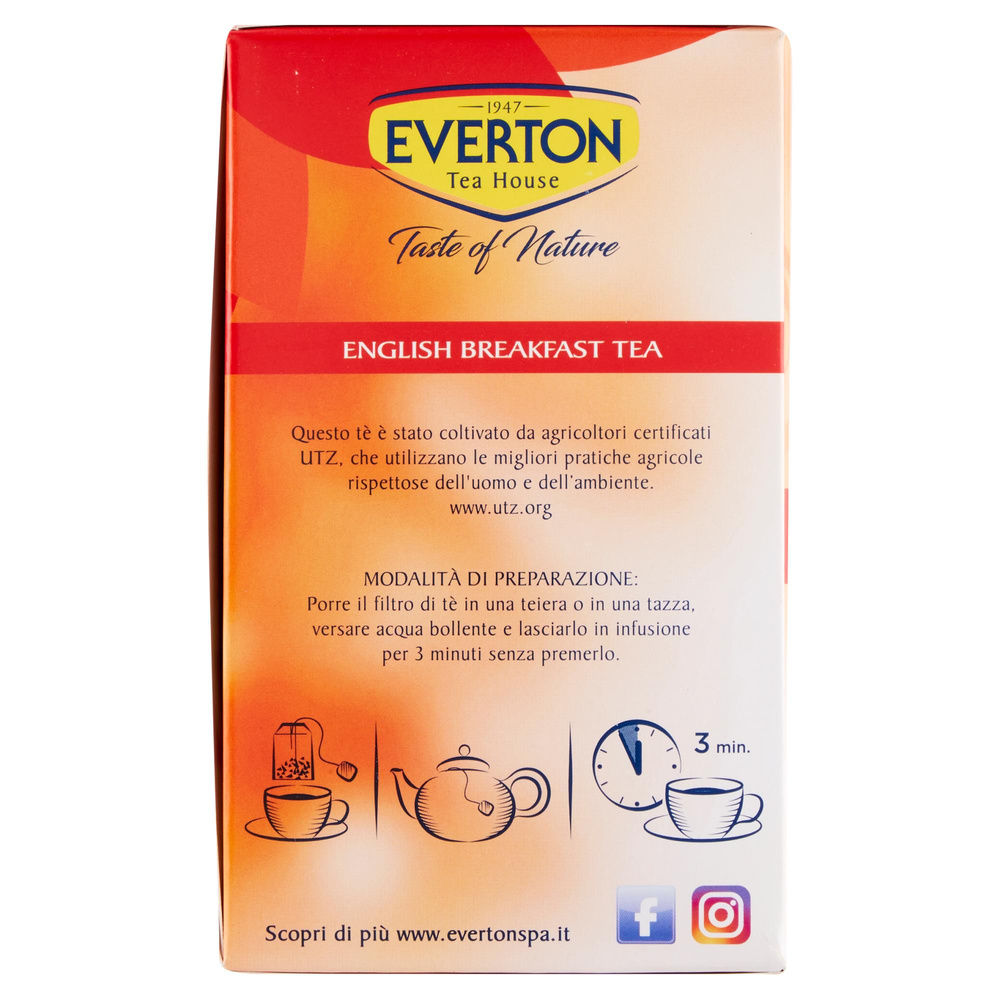 TE EVERTON ENGLISH BREAKFAST 40 FILTRI SCATOLA G 80 - 4