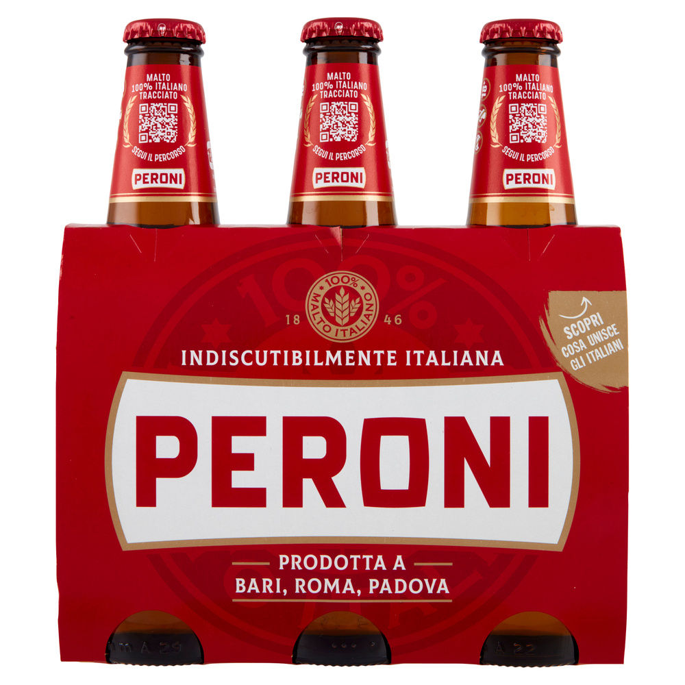 BIRRA PERONI EDITION 4,7 GRADI CLUSTER BOTTIGLIA ML 330 X 3 - 7