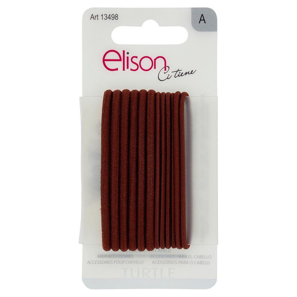 ELASTICI PER CAPELLI ELISON SMALL TURTLE PZ.12 - 0