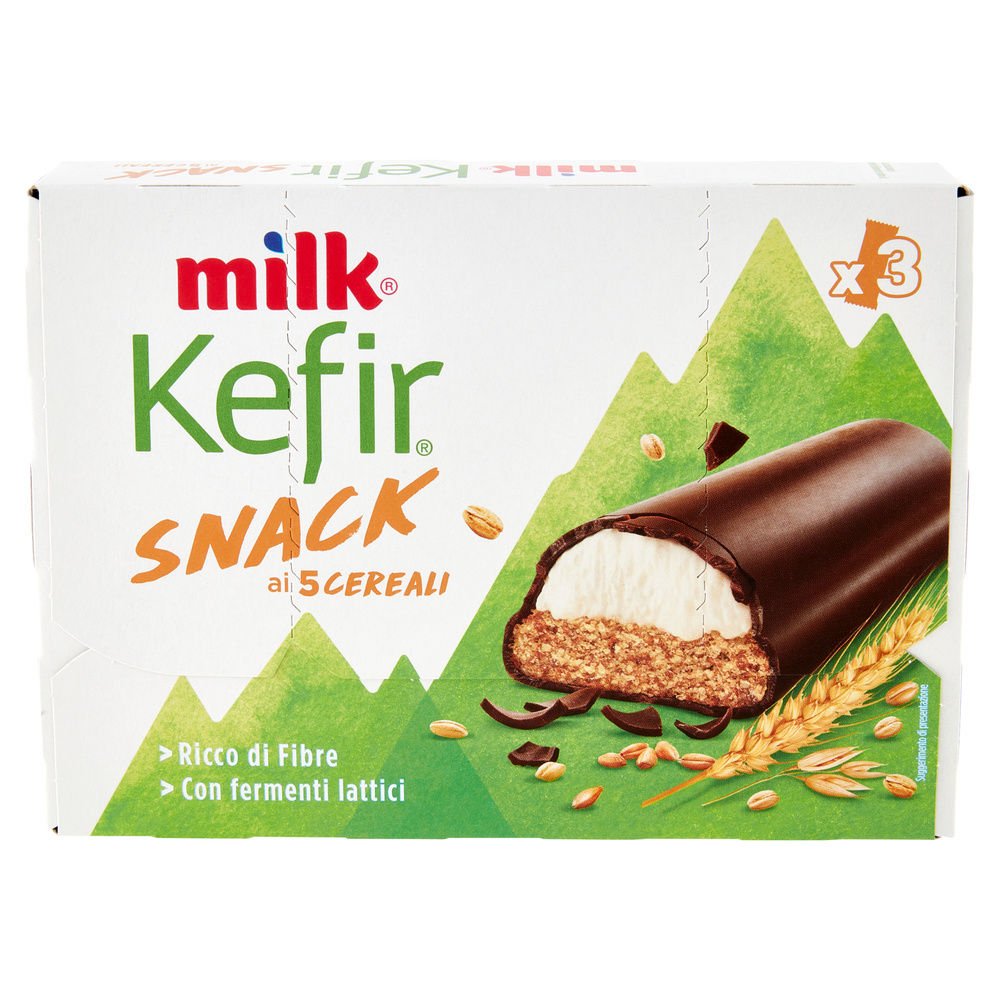 SNACK AL KEFIR E 5 CEREALI MILK 3X28G - 2