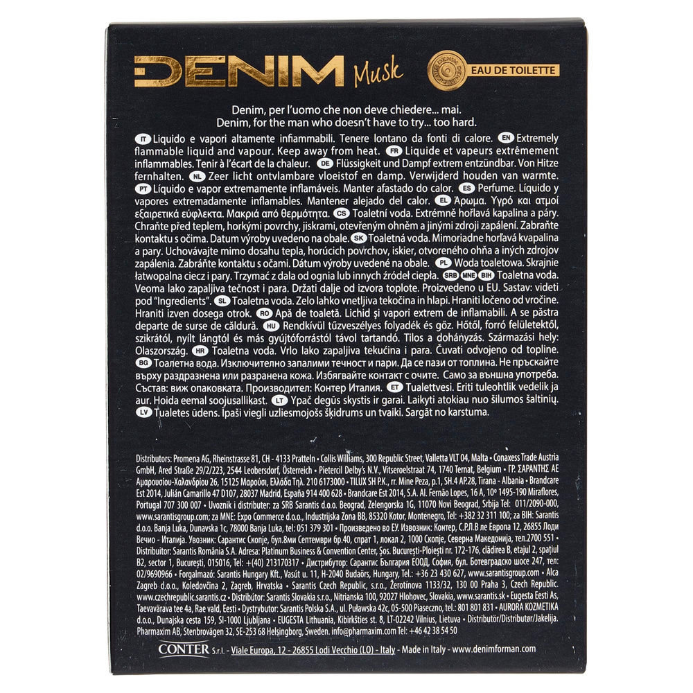 EAU DE TOILETTE DENIM MUSK ML. 100 - 1