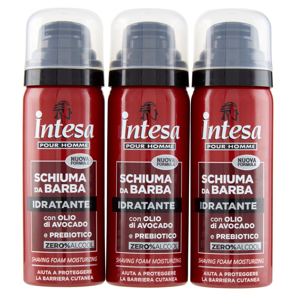 SCHIUMA DA BARBA INTESA POUR HOMME DA VIAGGIO IDRATANTE NEW 3XML 50 - 0