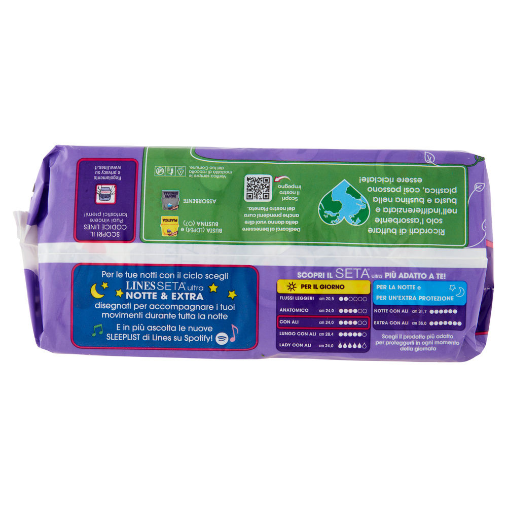 ASSORBENTI LINES SETA ULTRA TRIO PACCO BASE ALI PZ 42 - 5