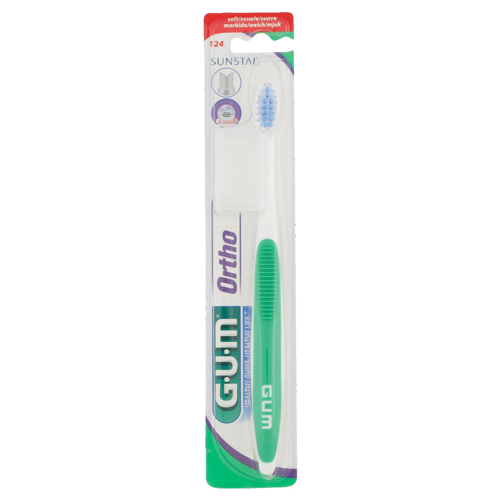 SPAZZOLINO ORTODONTICO GUM ORTHO BLISTER PZ.1 - 2