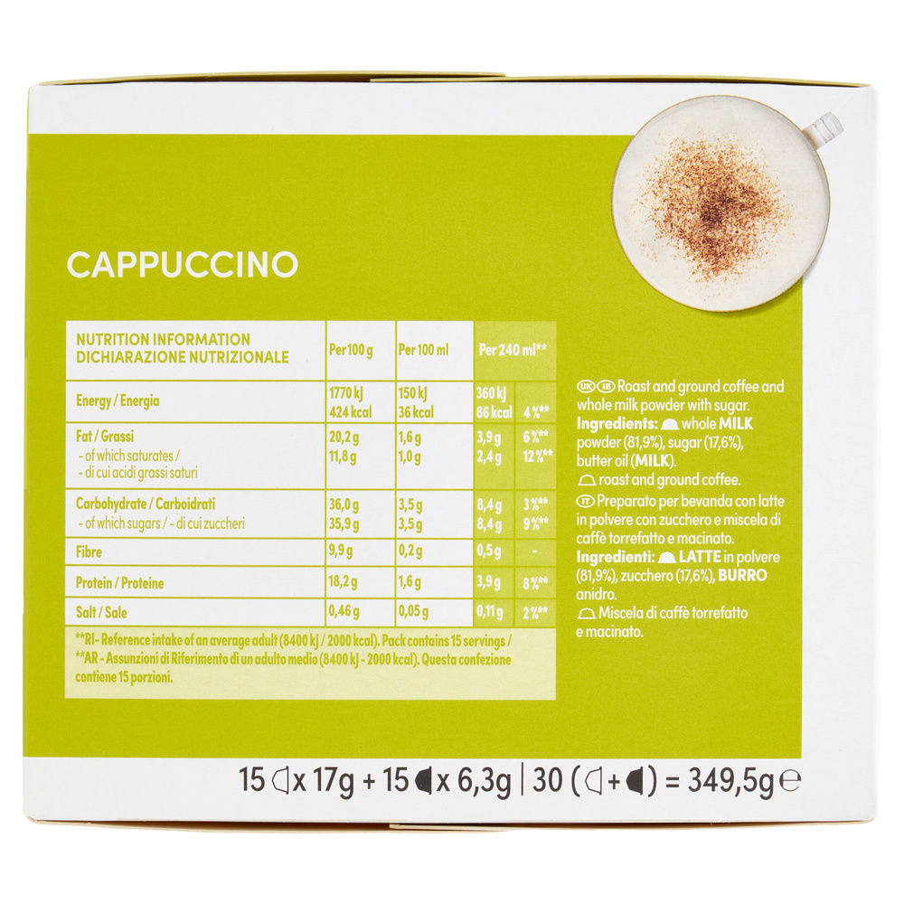 NESCAFÈ DOLCE GUSTO CAPPUCCINO 30CAPSULE G 349,5 - 3