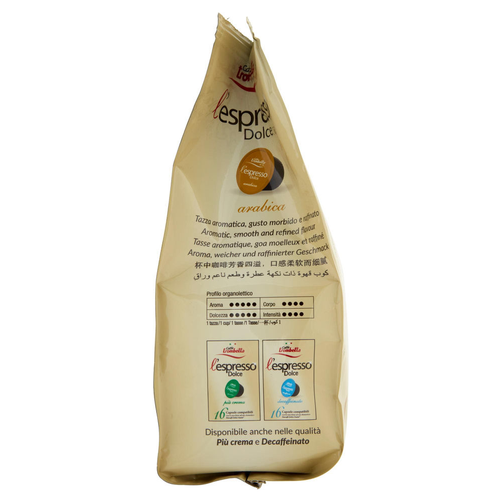 CAPSULE PER L'ESPRESSO DOLCE ARABICA  CAFFÈ TROMBETTA 16PZ 112G - 6