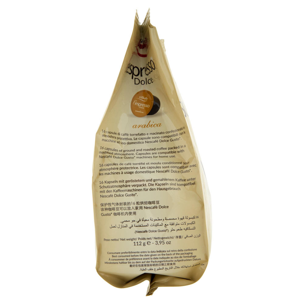 CAPSULE PER L'ESPRESSO DOLCE ARABICA  CAFFÈ TROMBETTA 16PZ 112G - 2