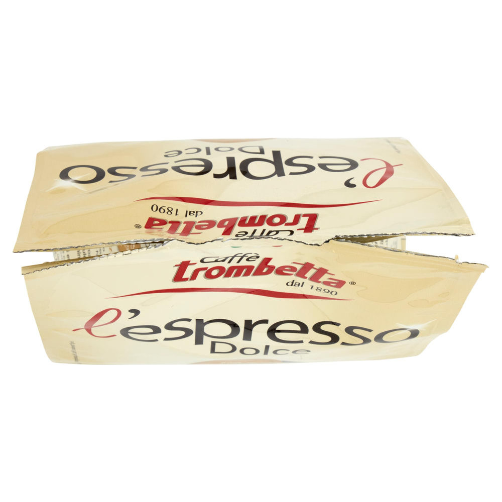 CAPSULE PER L'ESPRESSO DOLCE ARABICA  CAFFÈ TROMBETTA 16PZ 112G - 3