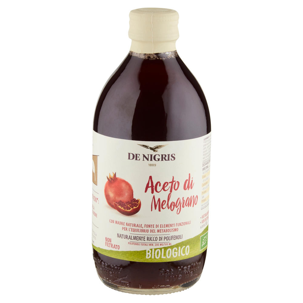 ACETO DI MELOGRANO BIOLOGICO DE NIGRIS BOTTIGLIA ML 500 - 2