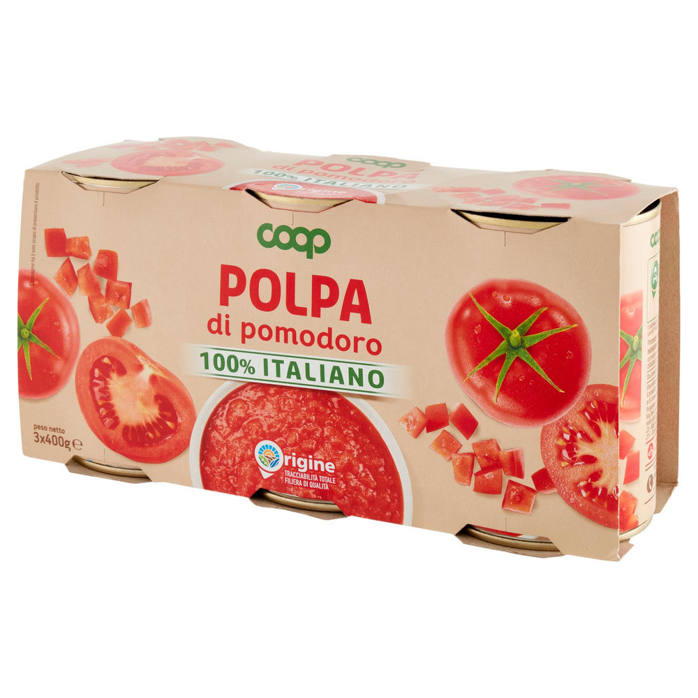 POLPA DI POMODORO ORIGINE COOP CLUSTER G.400X3 - 31