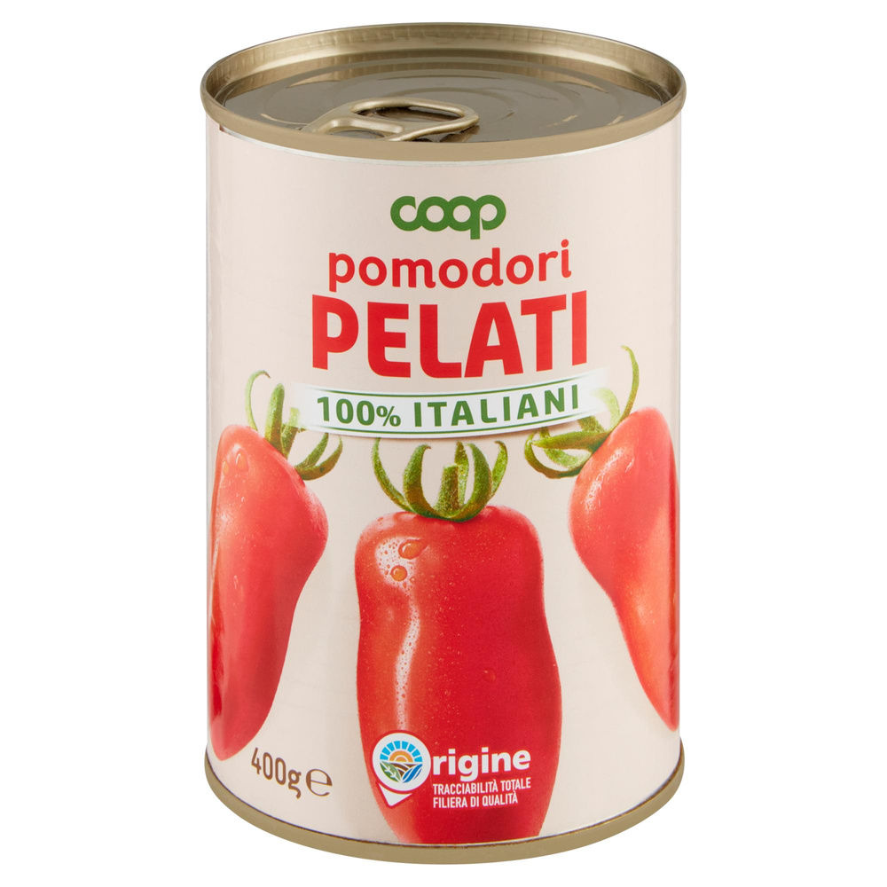 POMODORI PELATI ORIGINE COOP BARATTOLO G 400 - 13