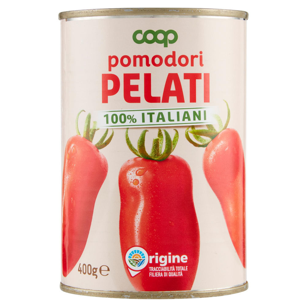 POMODORI PELATI ORIGINE COOP BARATTOLO G 400 - 14