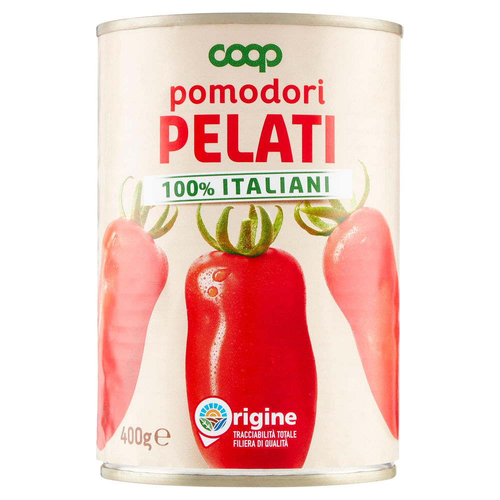 POMODORI PELATI ORIGINE COOP BARATTOLO G 400 - 1