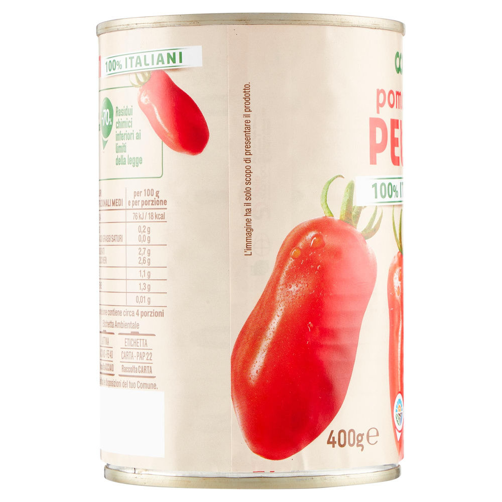 POMODORI PELATI ORIGINE COOP BARATTOLO G 400 - 22