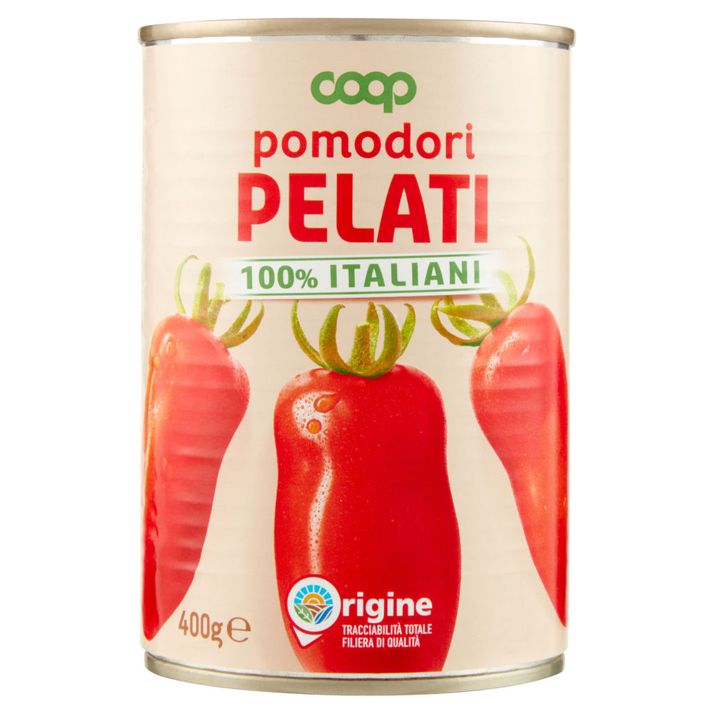 POMODORI PELATI ORIGINE COOP BARATTOLO G 400 - 2