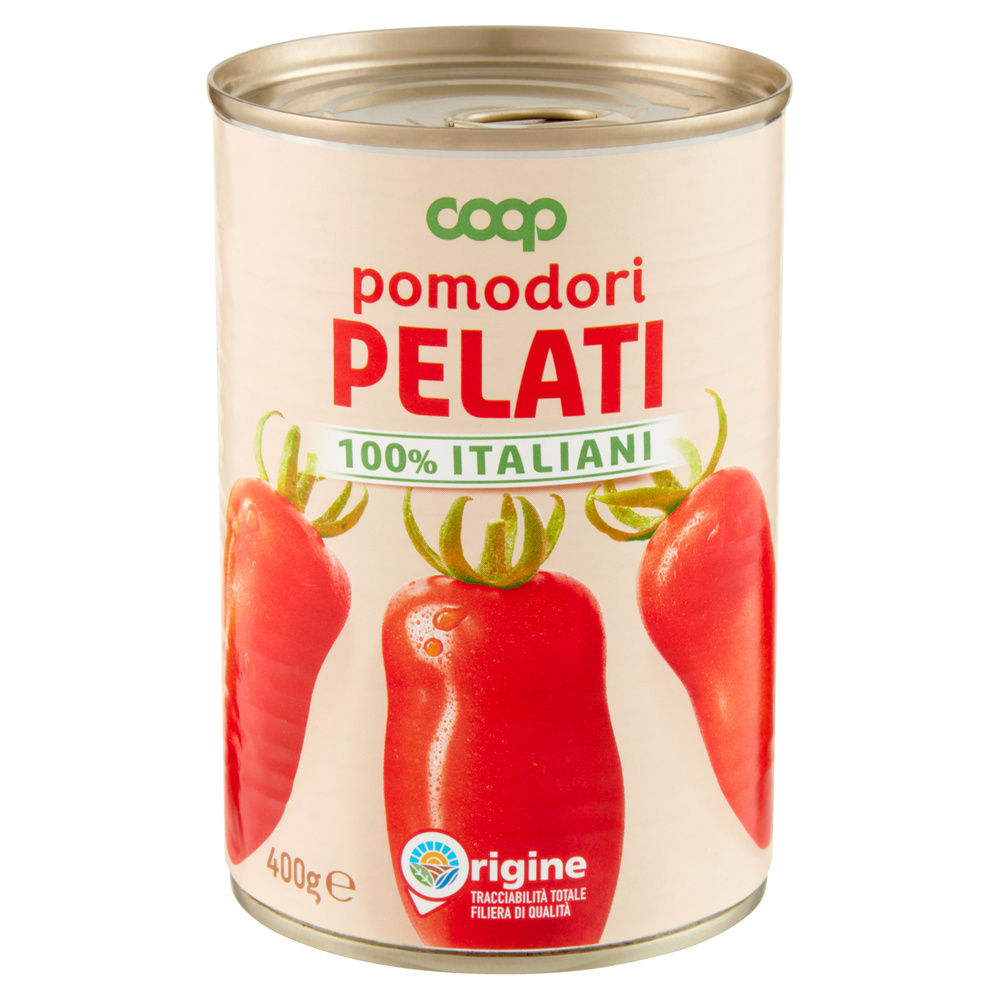 POMODORI PELATI ORIGINE COOP BARATTOLO G 400 - 7