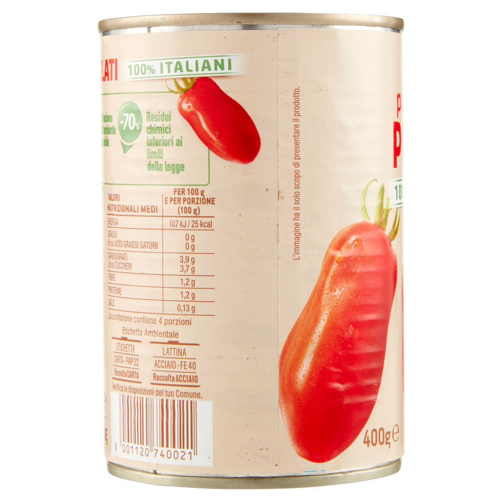 POMODORI PELATI ORIGINE COOP BARATTOLO G 400 - 9