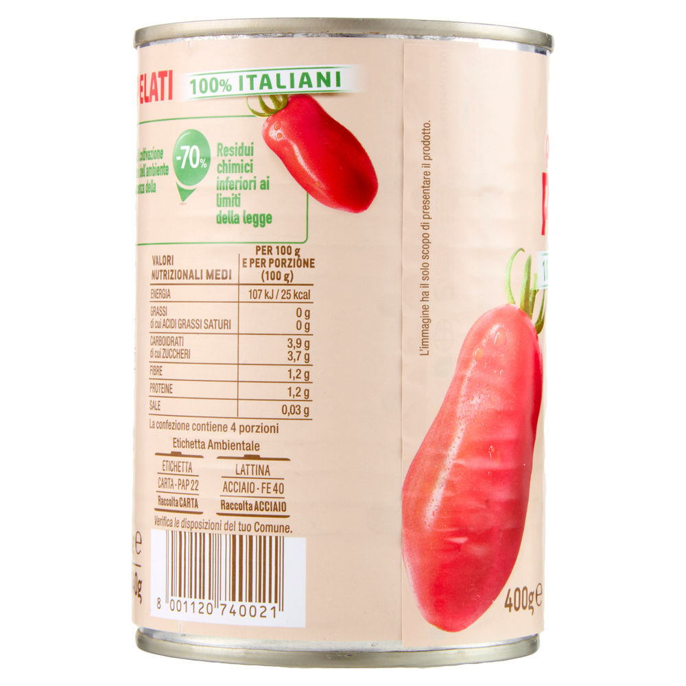 POMODORI PELATI ORIGINE COOP BARATTOLO G 400 - 27