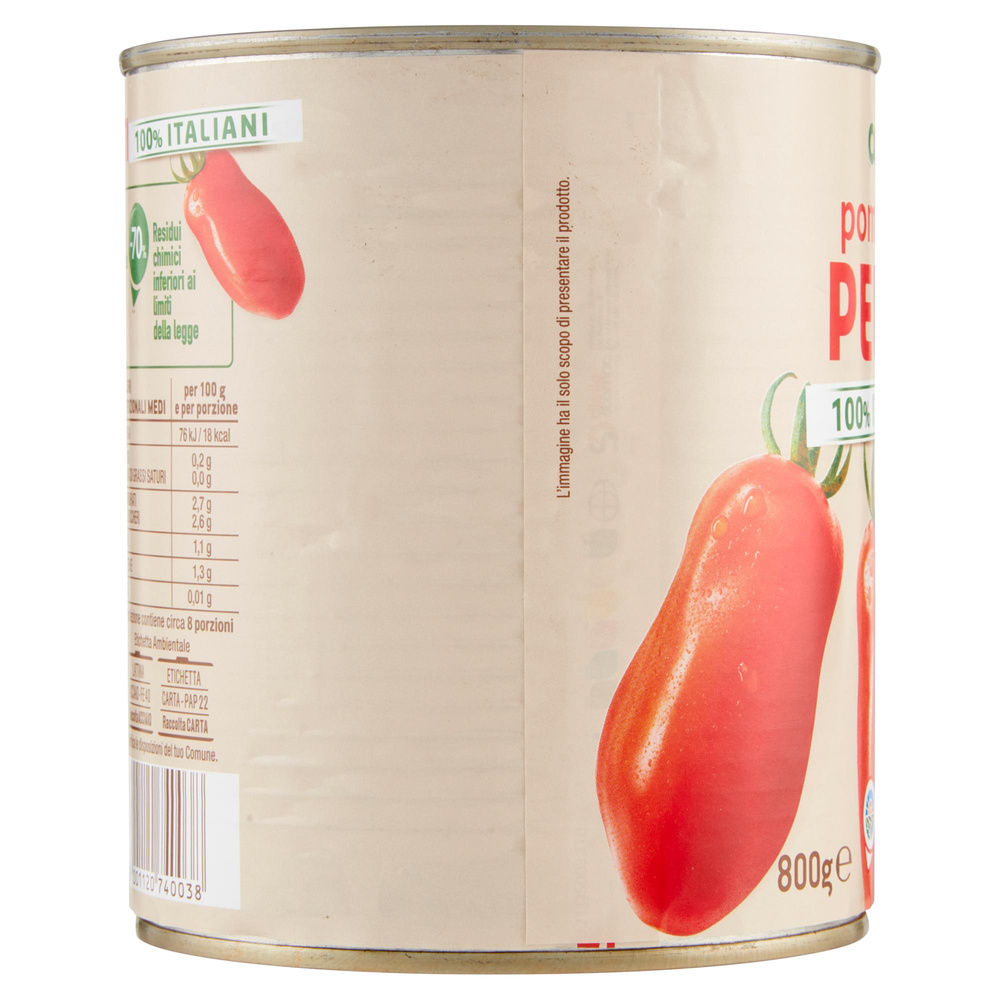 POMODORI PELATI ORIGINE COOP BARATTOLO G800 - 20