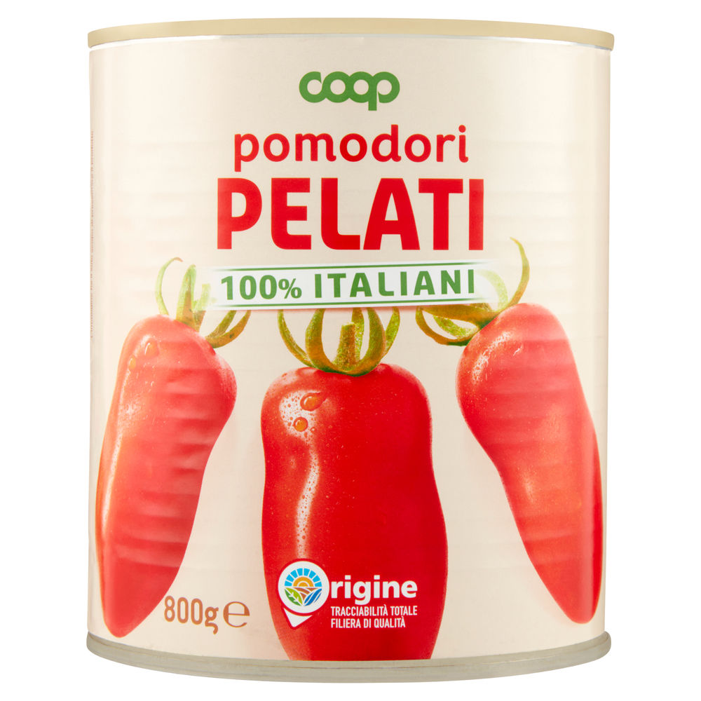 POMODORI PELATI ORIGINE COOP BARATTOLO G800 - 2