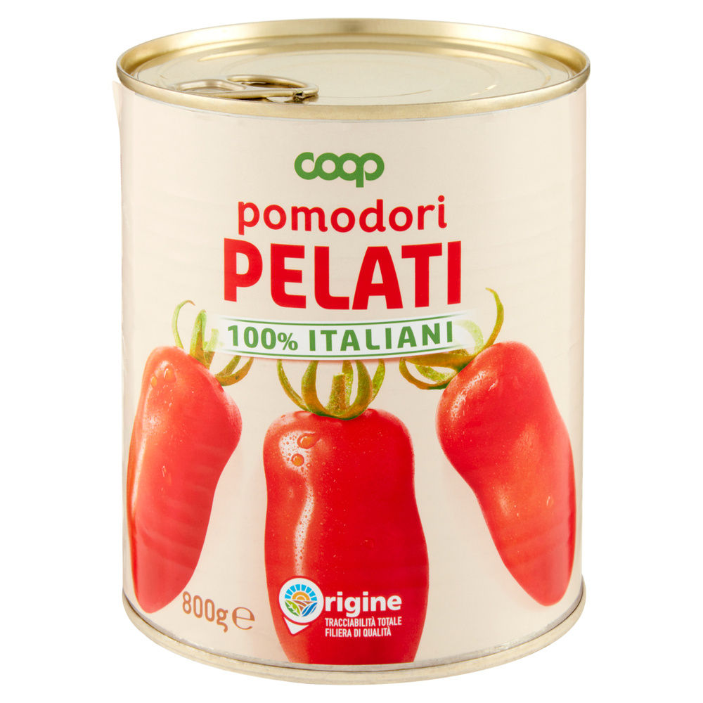 POMODORI PELATI ORIGINE COOP BARATTOLO G800 - 7