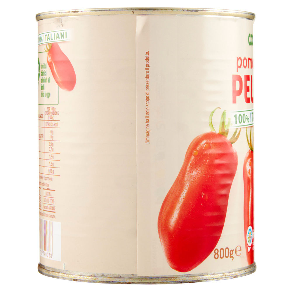 POMODORI PELATI ORIGINE COOP BARATTOLO G800 - 9