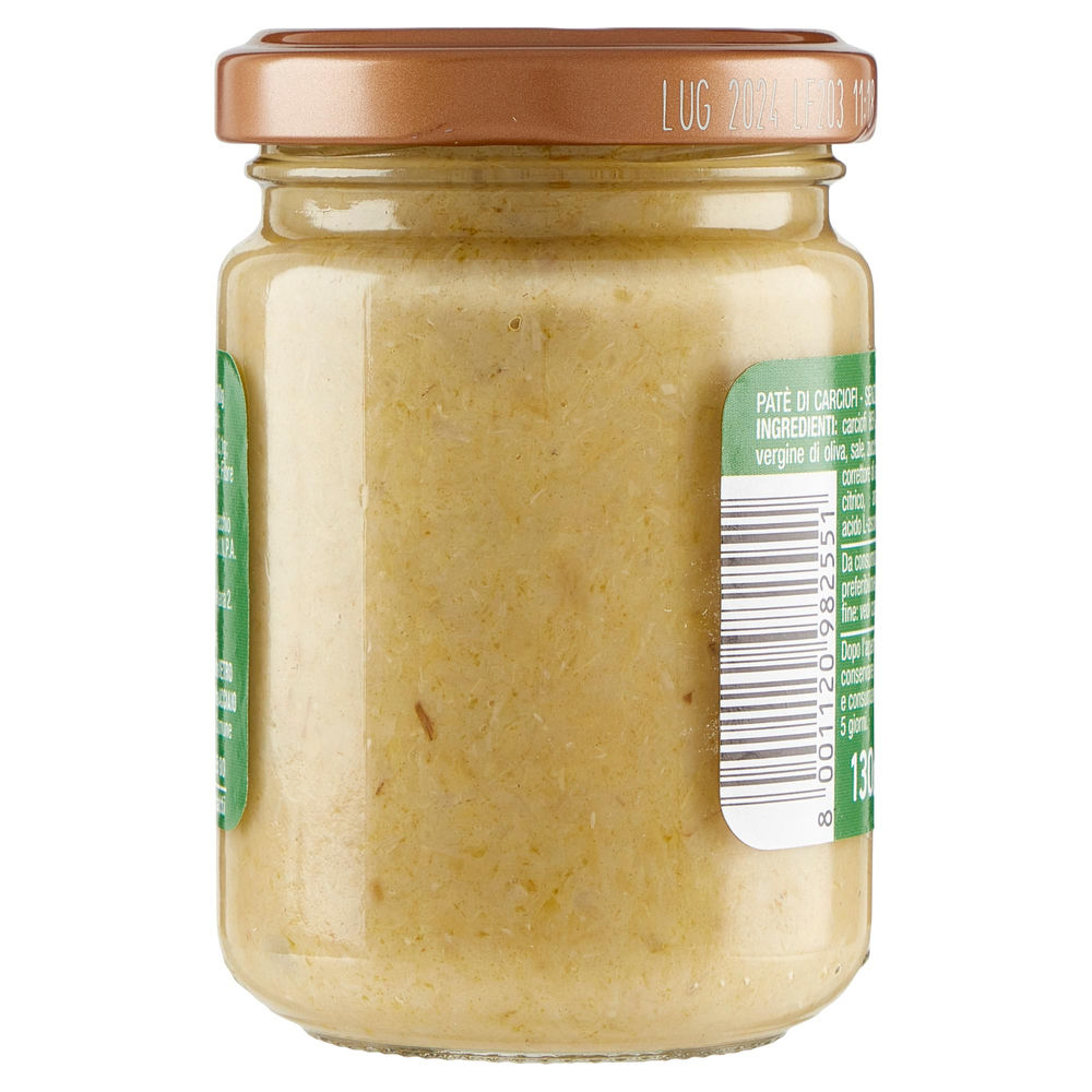 PATE' DI CARCIOFI COOP VASO VETRO G130 (ML.156) - 1