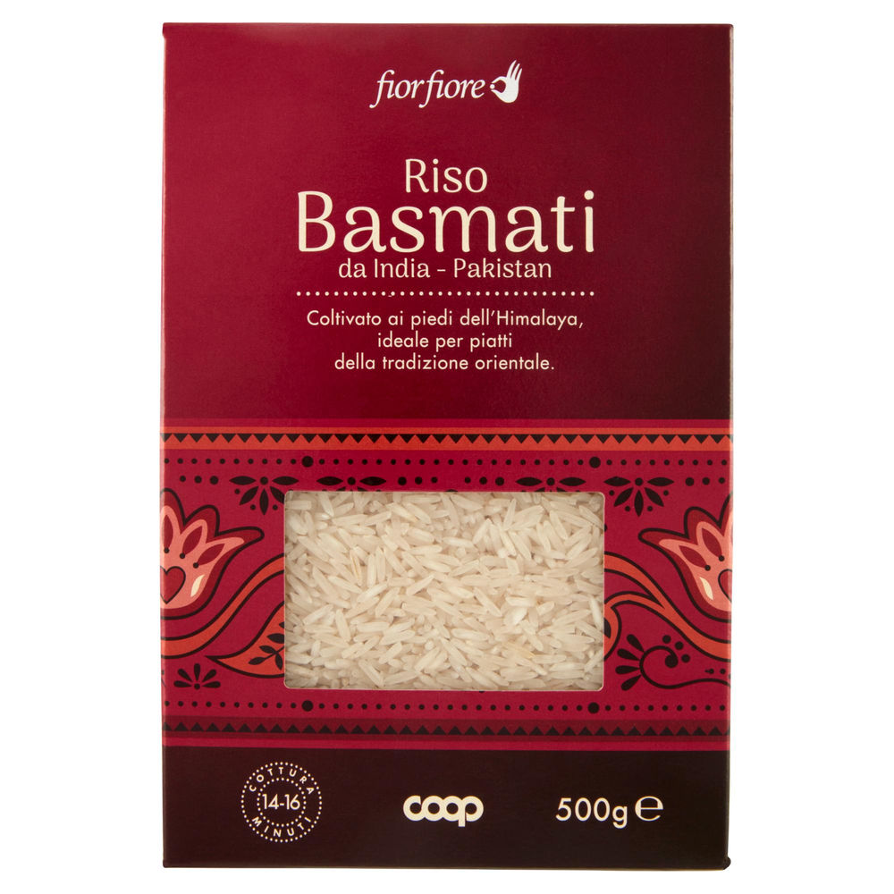 RISO BASMATI COOP  FIOR FIORE SOTTOVUOTO SCATOLA  G500 - 0