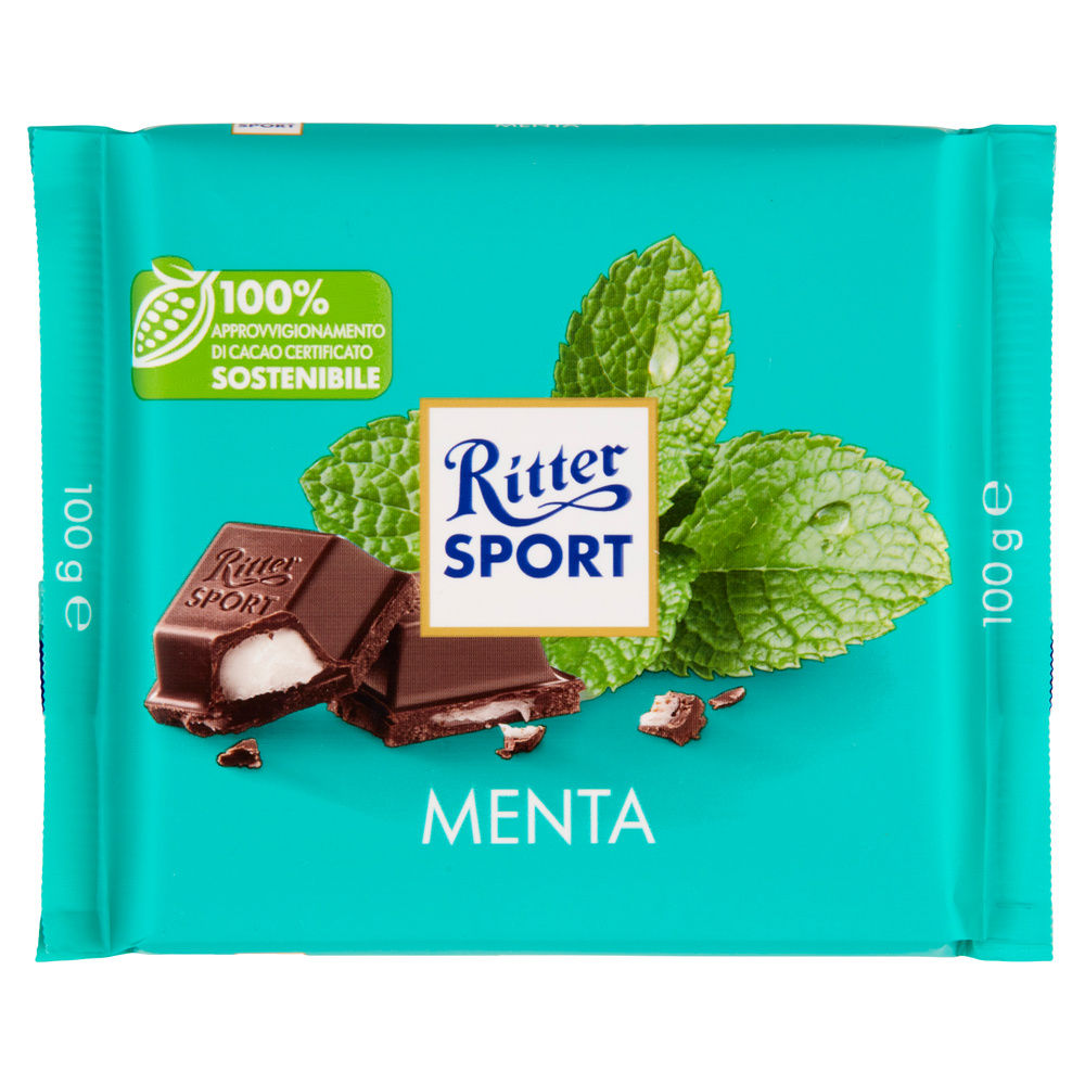 TAVOLETTA CIOCCOLATO ALLA MENTA RITTER SPORT G 100 - 4