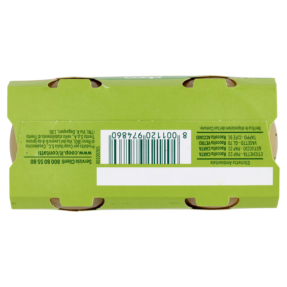 OMOGENEIZZATO MELA BIO COOP CRESCENDO CLUSTER G 125X2 - 3