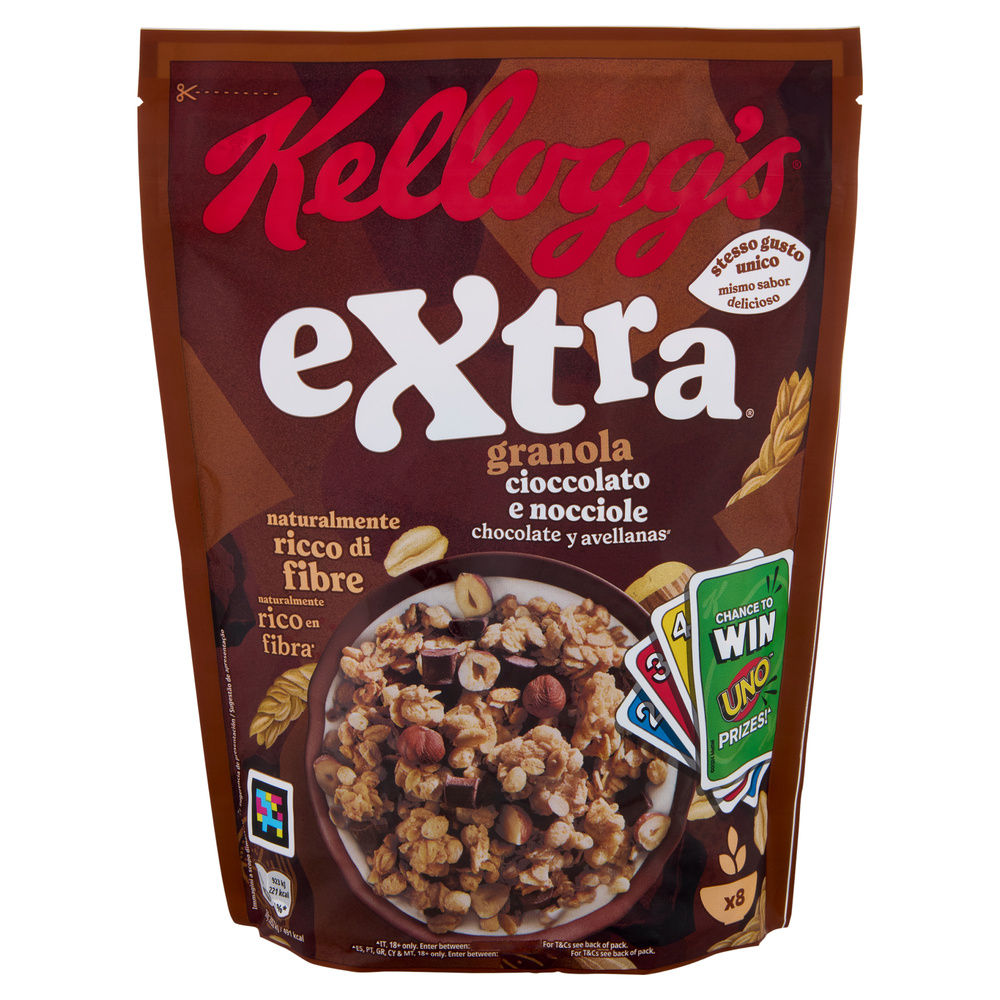 CEREALI CIOCCOLATO E NOCCIOLE KELLOGG'S EXTRA SCATOLA G 375 - 10