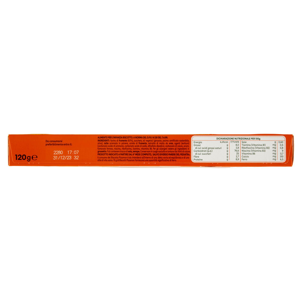 BISCOTTI PLASMON SCATOLA G 120 - 7