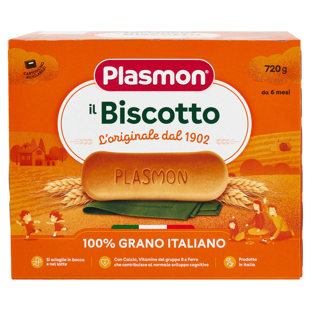 BISCOTTI PLASMON SCATOLA G 720 - 2