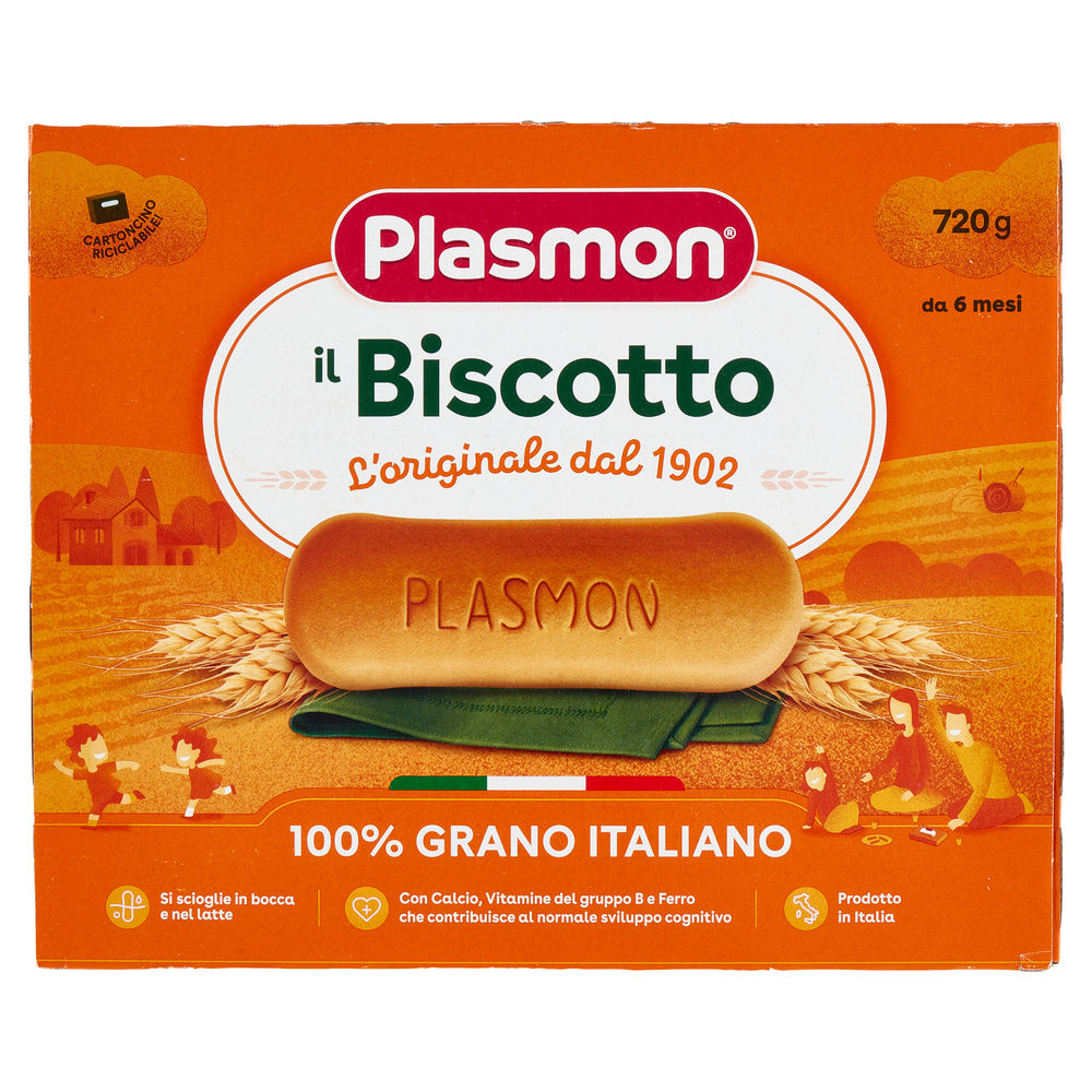 BISCOTTI PLASMON SCATOLA G 720 - 3