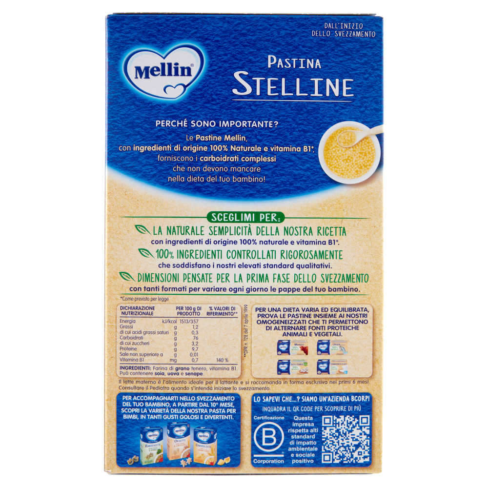 PASTINA STELLINE MELLIN SCATOLA G 320 - 1