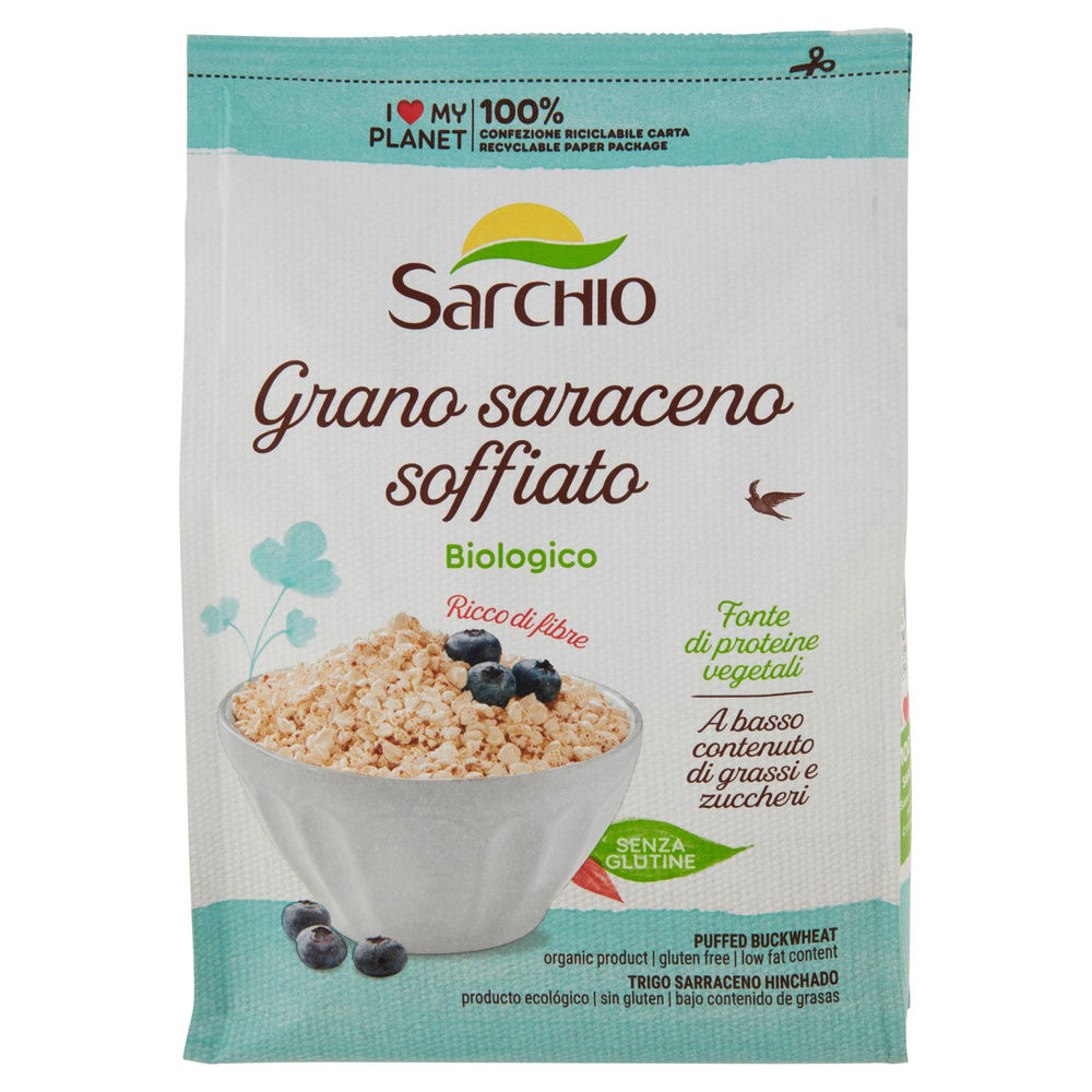 SG-GRANO SARACENO SOFFIATO BIO SARCHIO SACCHETTO G 100 - 2