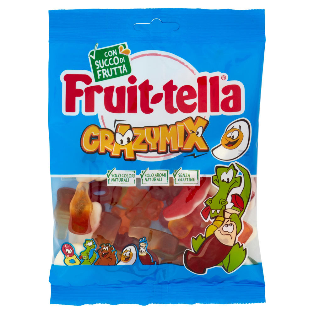 CARAMELLE FRUITTELLA CRAZY MIX BUSTA G 175 - 0